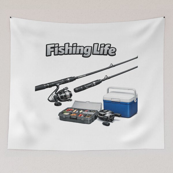 Item preview, Fishing Life designed and sold by Resilient Roots Customs Oakland.