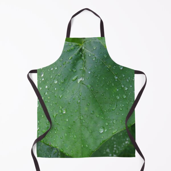 Item preview, Native Redbud Tree green leaves and raindrops #1  designed and sold by ChillonLeachArt.