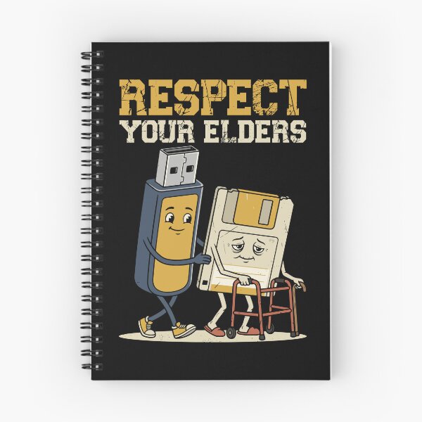 Item preview, Respect Your Elders Funny USB Floppy Disk designed and sold by IsDesignHub.