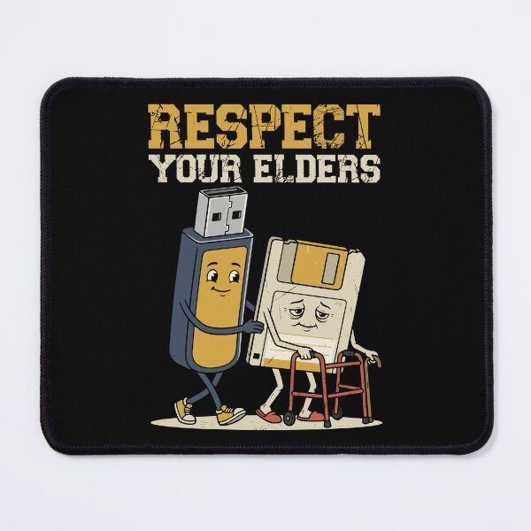 Item preview, Respect Your Elders Funny USB Floppy Disk designed and sold by IsDesignHub.