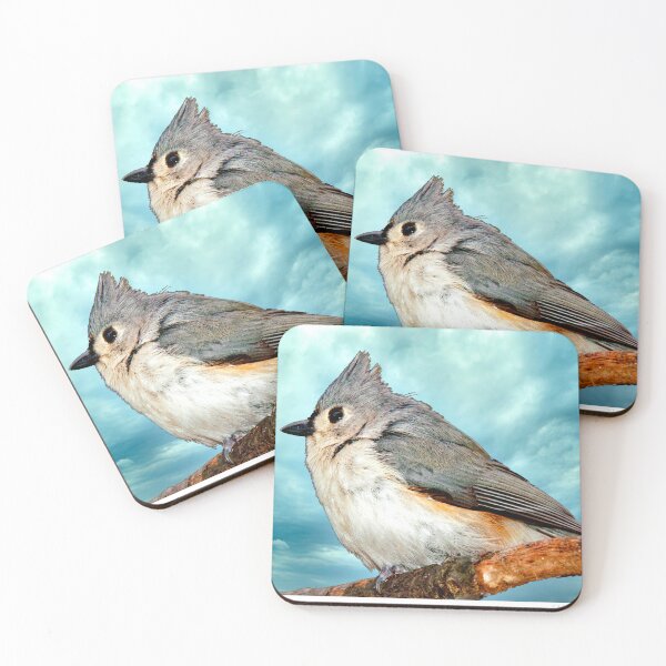 Item preview, Tufted Titmouse Perched on Branch designed and sold by AMacGPhilly.