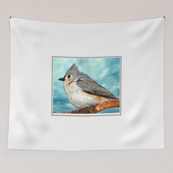 Item preview, Tufted Titmouse Perched on Branch designed and sold by AMacGPhilly.