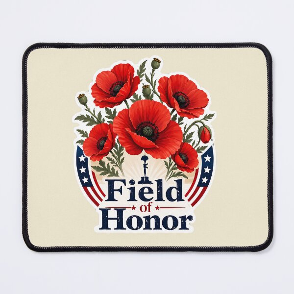 Item preview, Field of Honor Memorial Day Poppy Tribute designed and sold by MythicCotton.