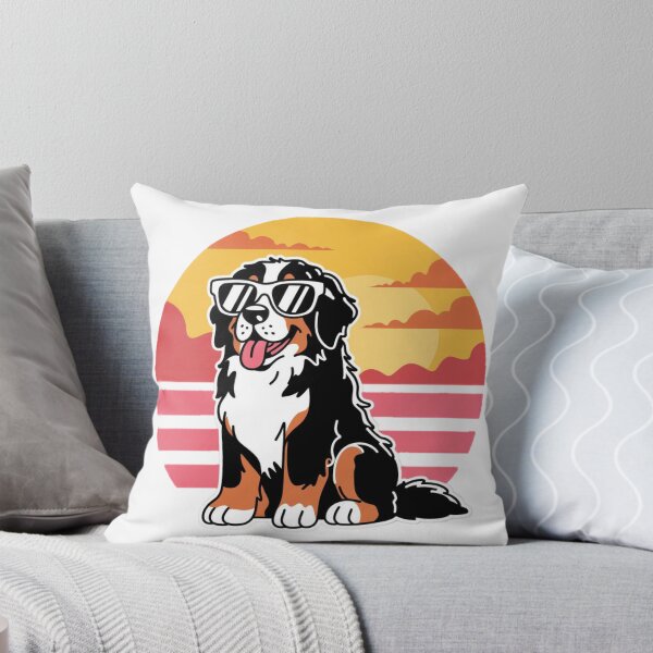 Item preview, Bernese Mountain Dog Retro Sunset Sunglasses Design designed and sold by YounexxART.