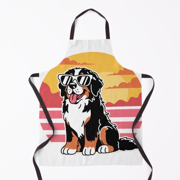 Item preview, Bernese Mountain Dog Retro Sunset Sunglasses Design designed and sold by YounexxART.
