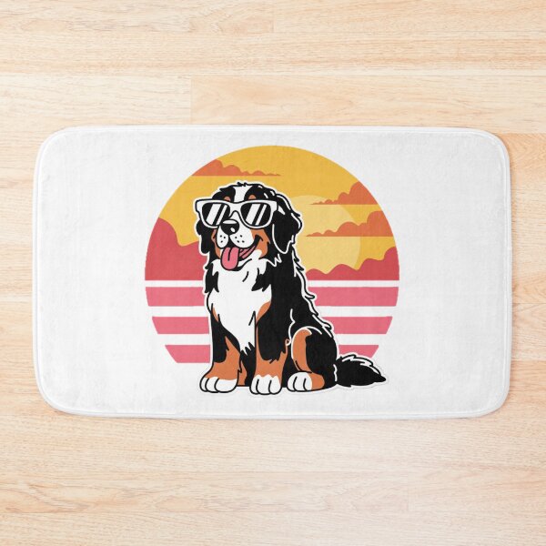 Item preview, Bernese Mountain Dog Retro Sunset Sunglasses Design designed and sold by YounexxART.