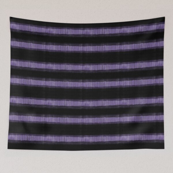 Item preview, Grunge Stripes in Black and Purple designed and sold by LAEC-Shop.