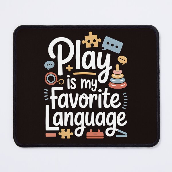 Item preview, Play Is My Favorite Language T-Shirt – Fun Pediatric Speech Therapist designed and sold by Redgiant87x.