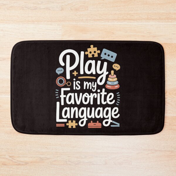 Item preview, Play Is My Favorite Language T-Shirt – Fun Pediatric Speech Therapist designed and sold by Redgiant87x.