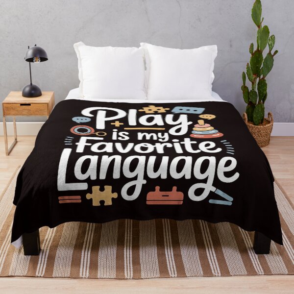 Item preview, Play Is My Favorite Language T-Shirt – Fun Pediatric Speech Therapist designed and sold by Redgiant87x.
