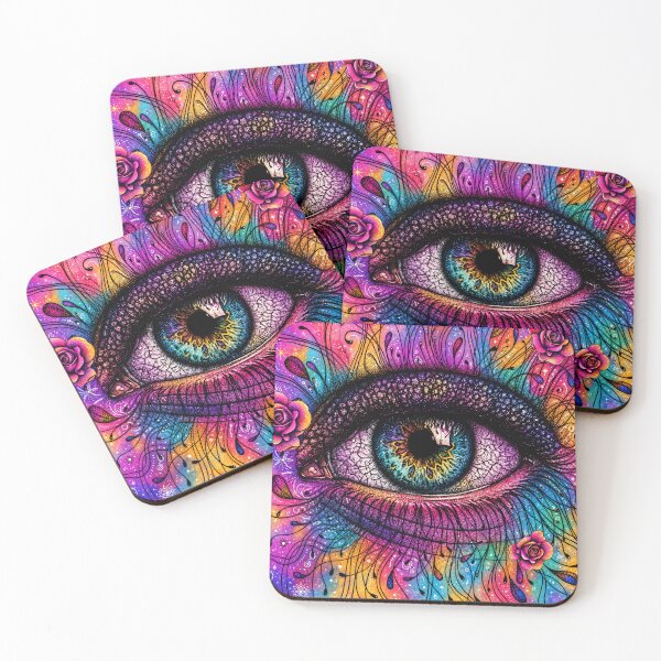 Item preview, Psychedelic Botanical Eye designed and sold by Flower Magic .