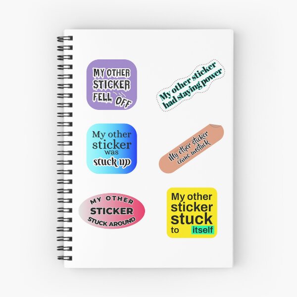 Item preview, My Other Sticker Fell Off and Five Other Stickers designed and sold by PositronicStu.