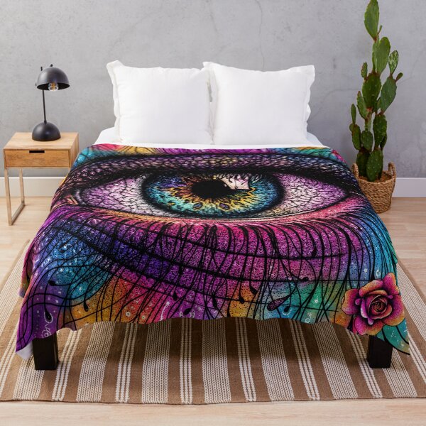 Item preview, Psychedelic Botanical Eye designed and sold by Flower Magic .