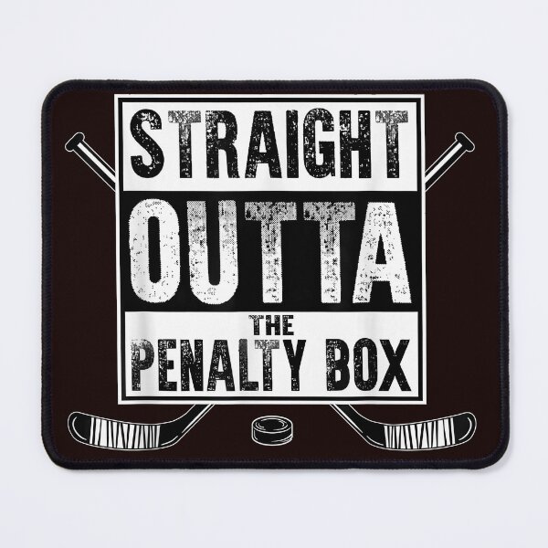 Item preview, Straight Outta The Penalty Box Hockey Vintage Design designed and sold by 3liegy.