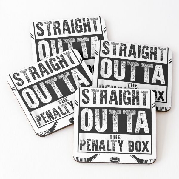 Item preview, Straight Outta The Penalty Box Hockey Vintage Design designed and sold by 3liegy.