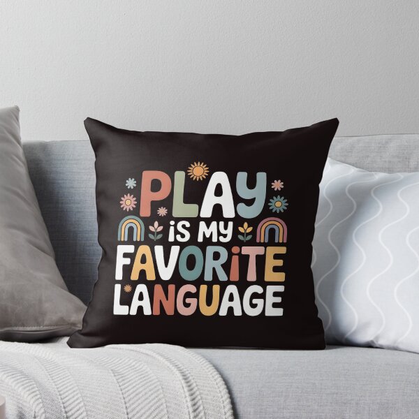 Item preview, Play Is My Favorite Language T-Shirt – Speech Pathologist Play Therapy Apparel designed and sold by Redgiant87x.