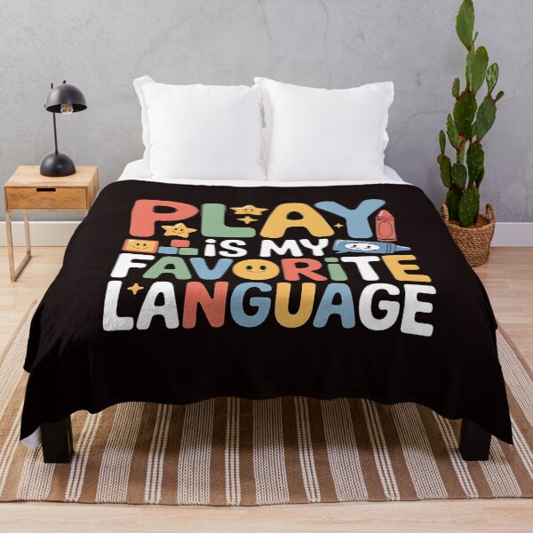 Item preview, Play Is My Favorite Language T-Shirt – Inspirational Speech Therapy  designed and sold by Redgiant87x.