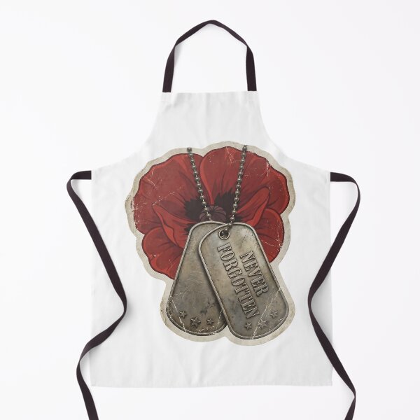 Item preview, Never Forgotten Memorial Day Dog Tag Tribute designed and sold by MythicCotton.
