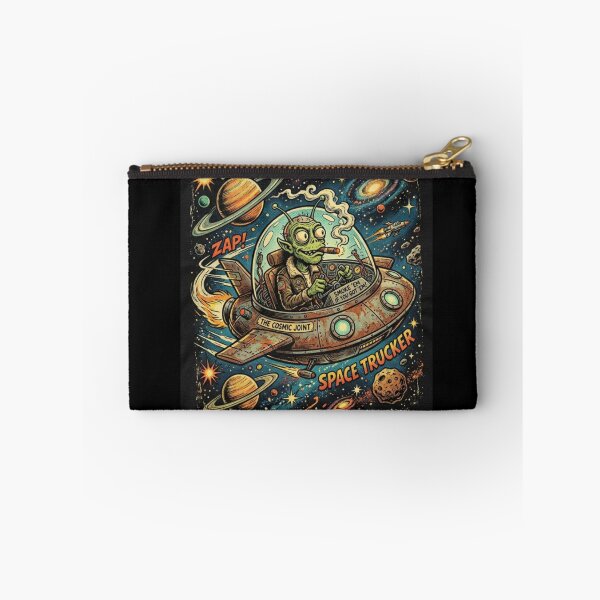 Item preview, Smoking Alien UFO designed and sold by ALL ART .
