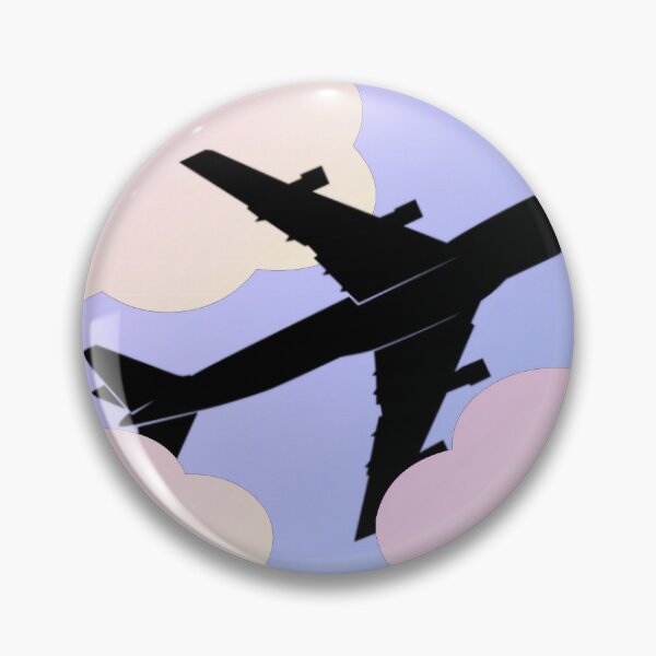 Artikelvorschau, Flugzeug zwischen pastellfarbenen Wolken entworfen und verkauft von Gradient Concept.