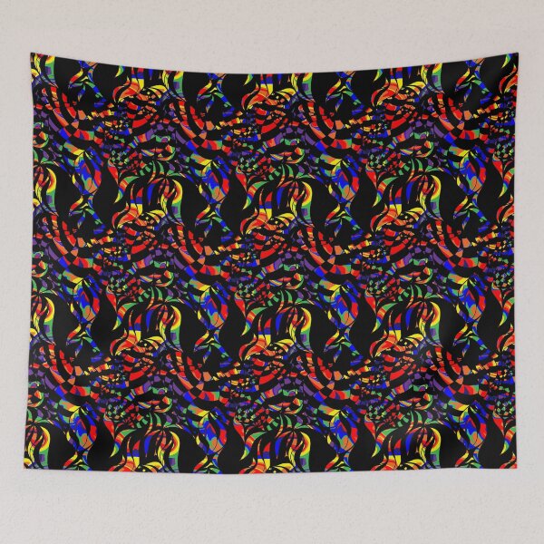 Item preview, Psychedelic Rainbow pattern designed and sold by LAEC-Shop.