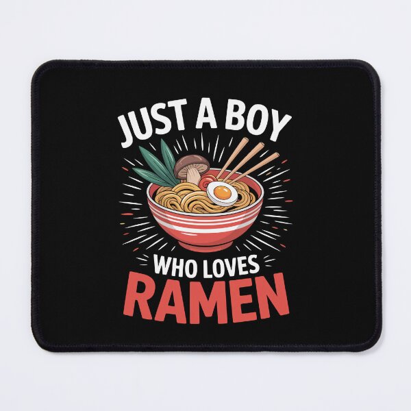 Item preview, Just a Boy Who Loves Ramen designed and sold by jkrphoto.