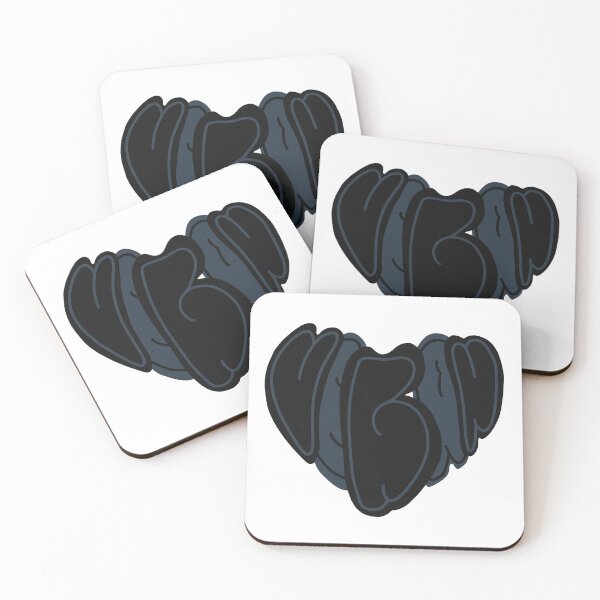 Item preview, Black Vegan Heart designed and sold by caramelrts.