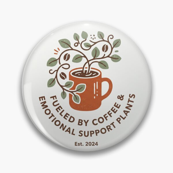 Item preview, Fueled by Coffee and Plants Minimalist Aesthetic Boho Vector designed and sold by AgingeR.