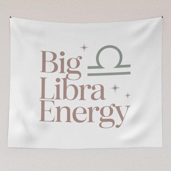 Item preview, Big Libra Energy – Minimalist Zodiac Astrology Desig designed and sold by Cool-cat-art.