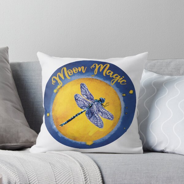Item preview, Moon Magic Dragonfly Full Moon Goth Art designed and sold by DinaJefferyStudios.