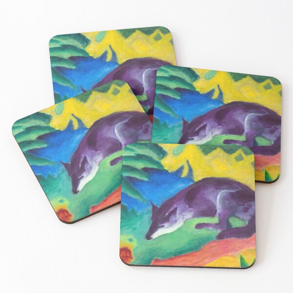 Item preview, Franz Marc - Blue Black Fox designed and sold by Jon-Baran.