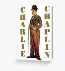 Charlie Chaplin Greeting Card