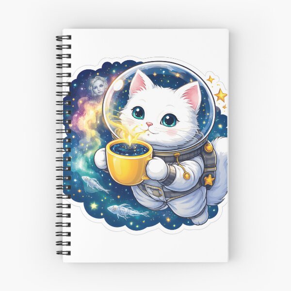 Item preview, Cosmic space cat sticker designed and sold by BendyJ-Art.