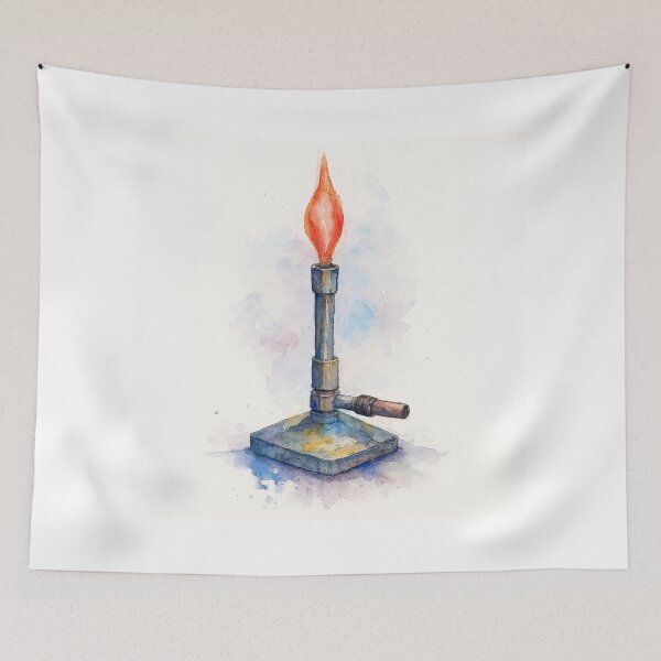 Item preview, The Spark of Science (image generated with AI) designed and sold by TintaAzulinaArte.