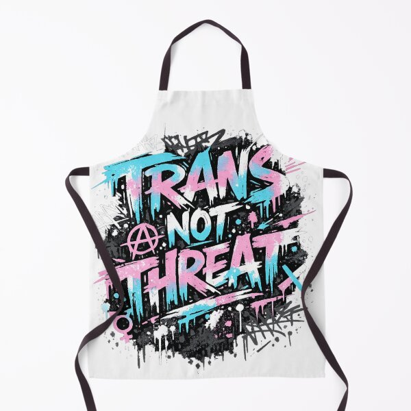 Item preview, Trans Not Threat Graffiti Streetwear designed and sold by AMICO77.