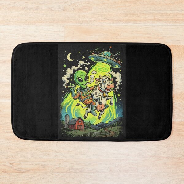 Item preview, Smoking Alien UFO designed and sold by ALL ART .
