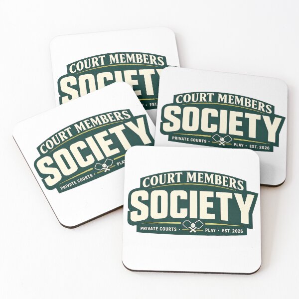 Item preview, Court Members Society Pickleball Club Shirt | Private Courts Social Design designed and sold by The Daily Goods.