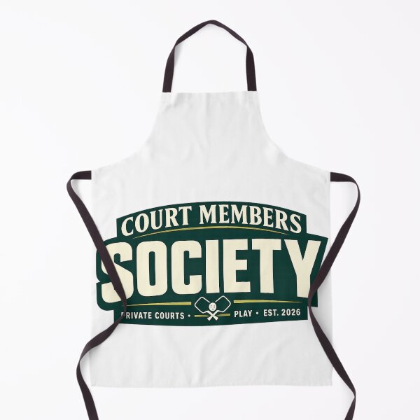 Item preview, Court Members Society Pickleball Club Shirt | Private Courts Social Design designed and sold by The Daily Goods.