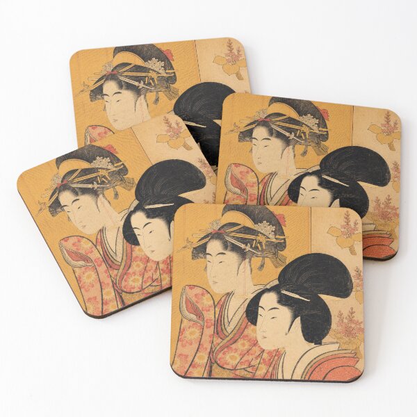 Item preview, Japanese Ukiyo-e Style Geisha Portrait Wall Art for Vintage Decor Lovers designed and sold by RickE.