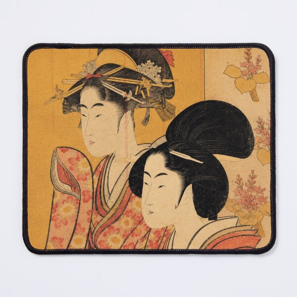 Item preview, Japanese Ukiyo-e Style Geisha Portrait Wall Art for Vintage Decor Lovers designed and sold by RickE.