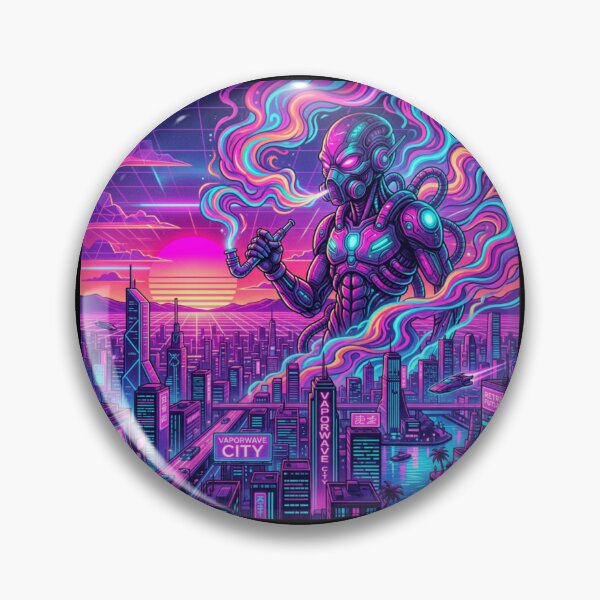 Item preview, Smoking Alien UFO designed and sold by ALL ART .