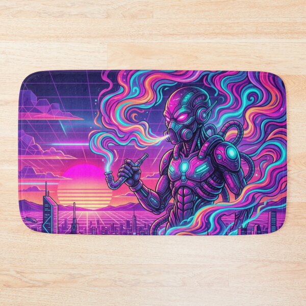 Item preview, Smoking Alien UFO designed and sold by ALL ART .