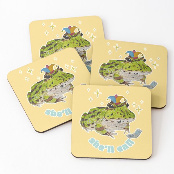 Item preview, Horace the Frog is sure She'll Call designed and sold by Blackberries & Moss.