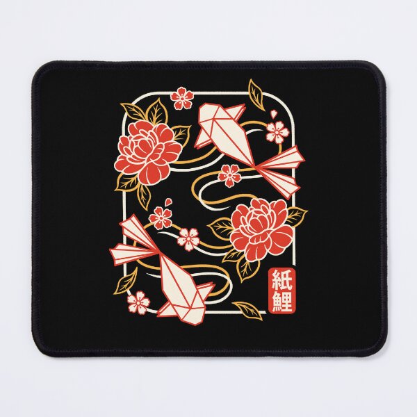 Item preview, Kami-Koi: Origami Koi Fish with Peonies - Japanese Minimalist Art designed and sold by NemiMakeit.