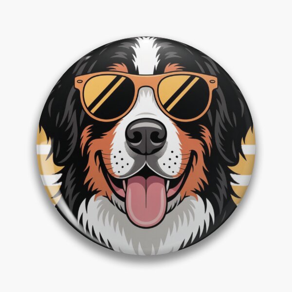 Item preview, Vintage Berner Dog Sunset Design designed and sold by YounexxART.