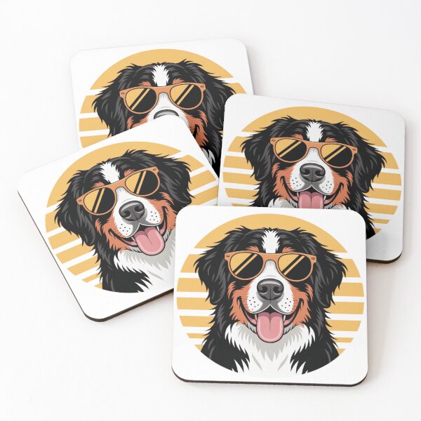 Item preview, Vintage Berner Dog Sunset Design designed and sold by YounexxART.