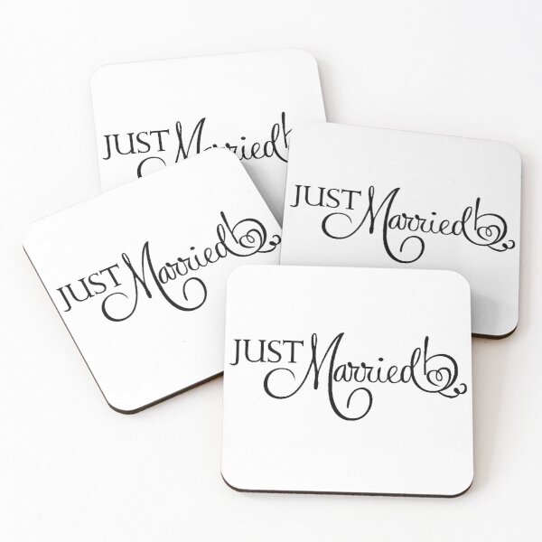Item preview, Just married designed and sold by mallardoriginal.