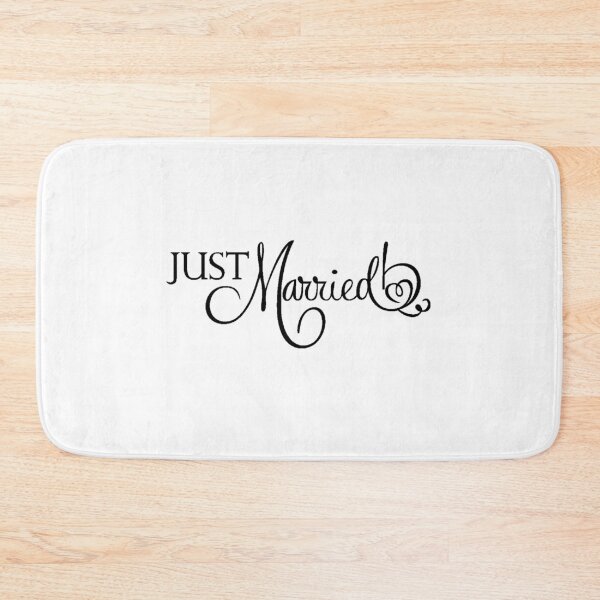 Item preview, Just married designed and sold by mallardoriginal.