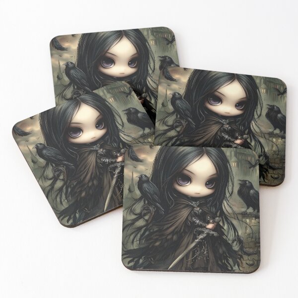 Item preview, The Morrigan | Celtic Goddess Gothic Art designed and sold by InkAndGloom.