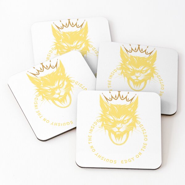 Item preview, Edgy On The Outside Squishy On The Inside King Cat designed and sold by ArcheVectors.